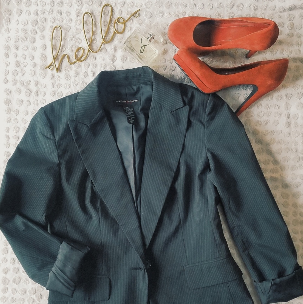 Women's pinstripe blazer